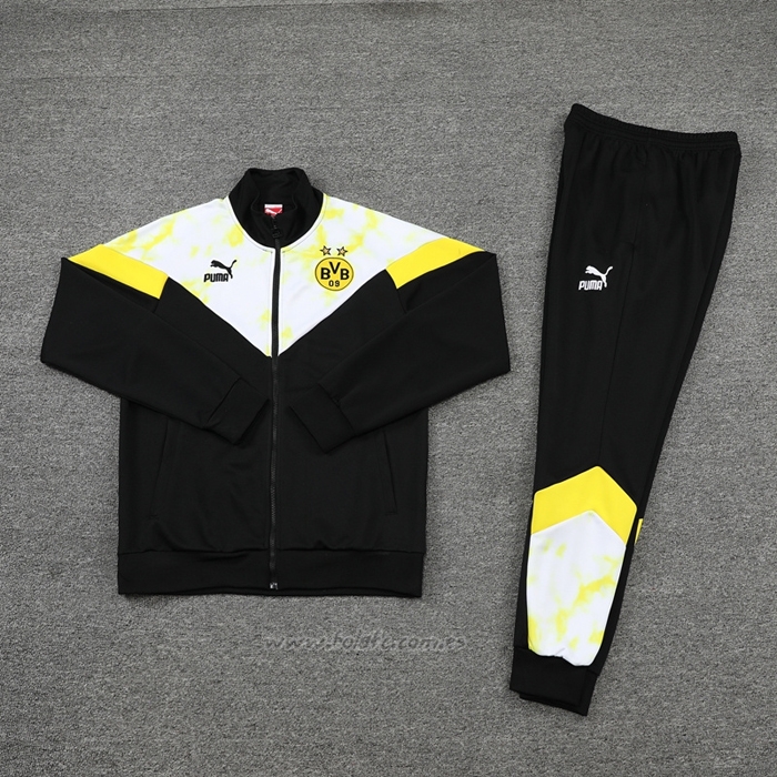 Chandal de Chaqueta del Borussia Dortmund 2022-2023 Negro